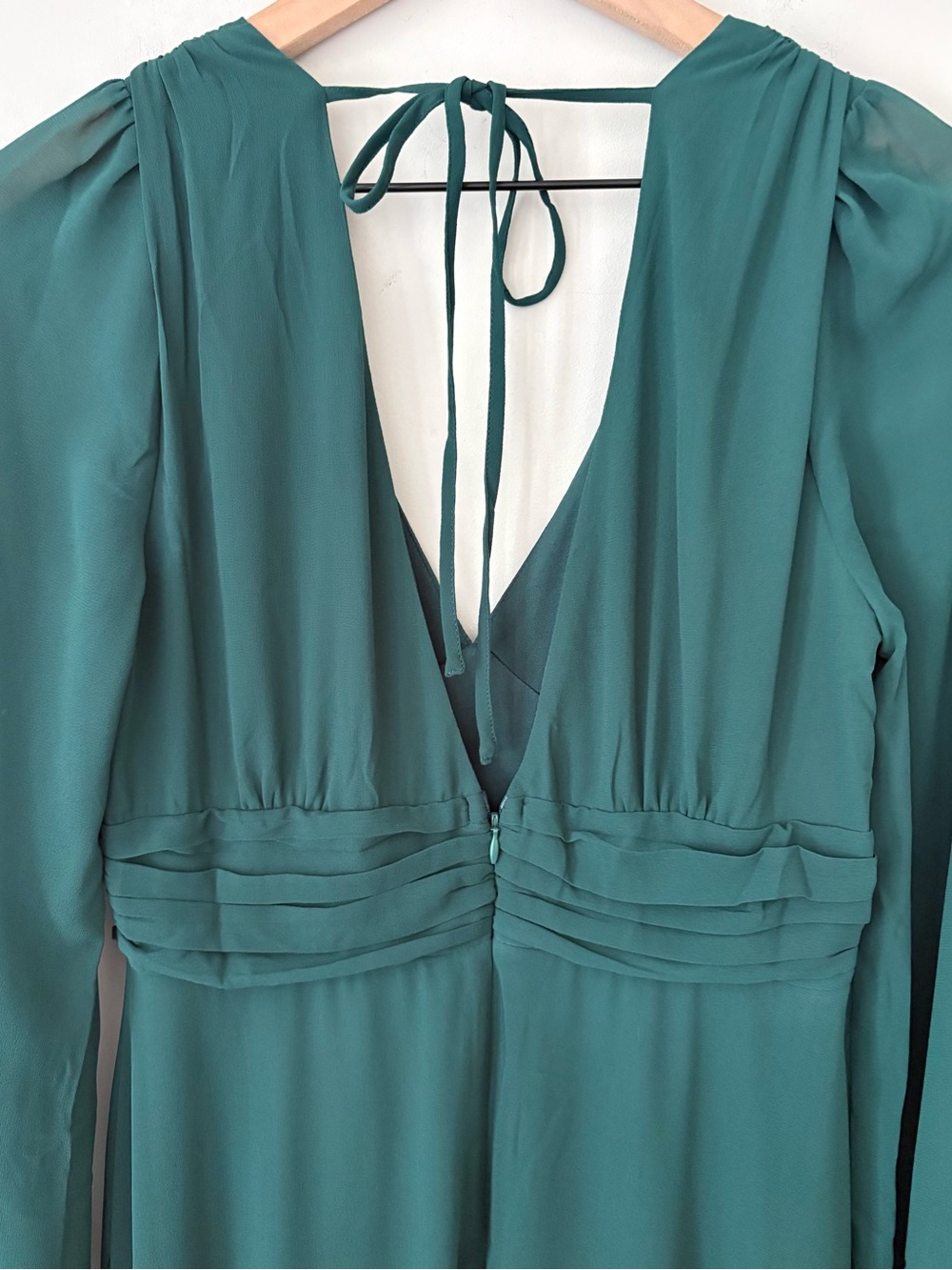 Lulus V-Neck Long Sleeve Maxi Dress - Picture 4 of 12